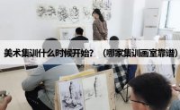 郑州106画室美术集训什么时候开始？（哪家集训画室靠谱）